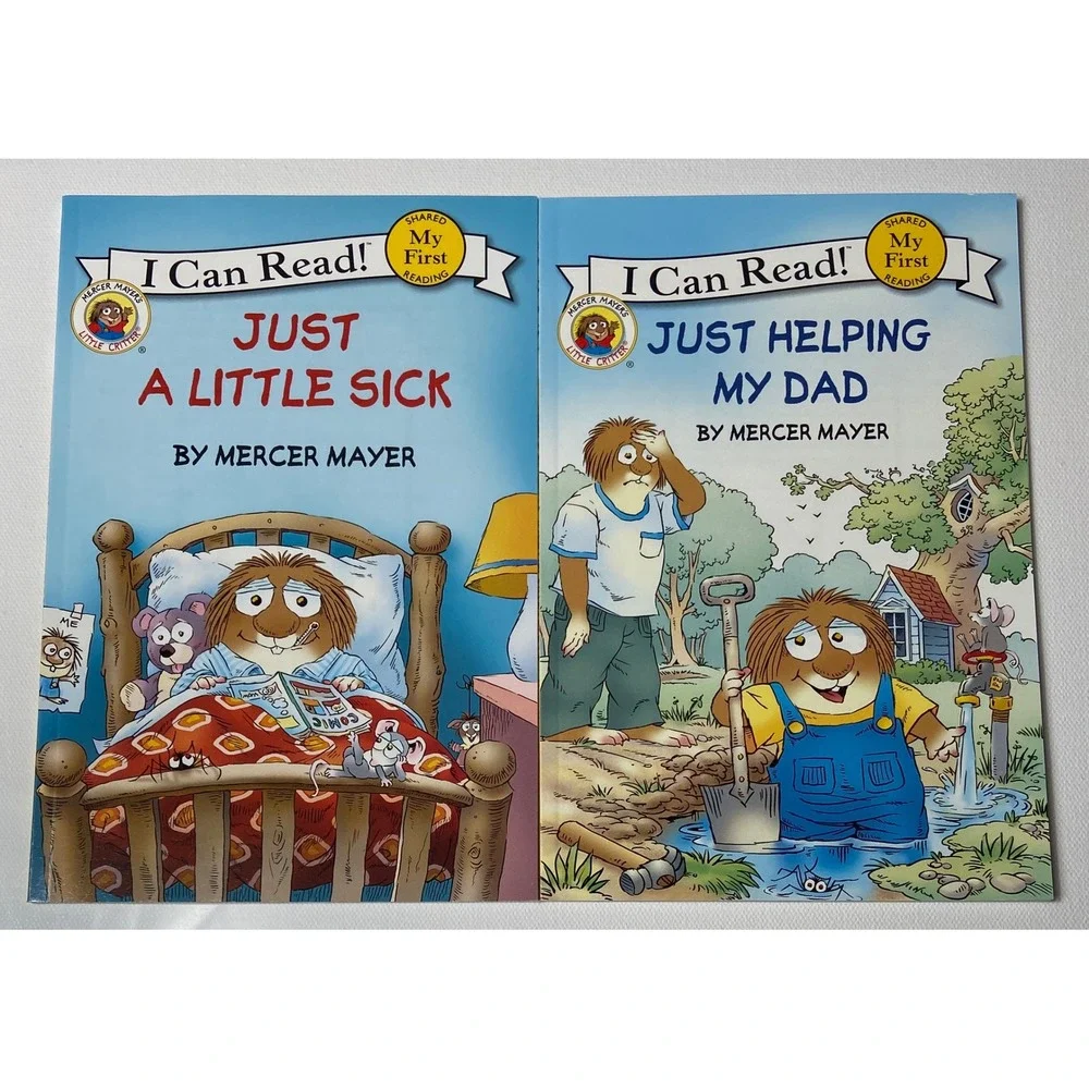 I Can Read! Little Critter Just A Little Sick & Just‎ Helping My Dad Books